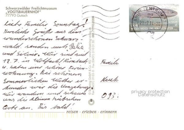 Gutach Schwarzwald Freilichtmuseum Vogtsbauernhof – Bild 2