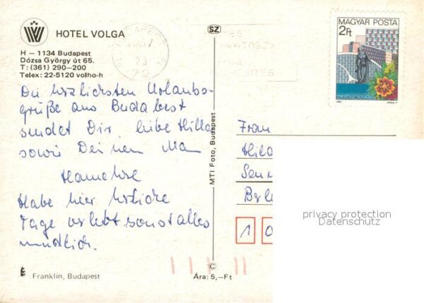 Budapest Hotel Volga – Bild 2
