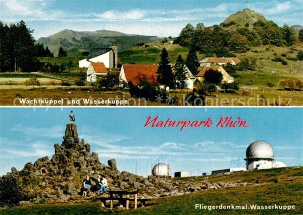 Wasserkuppe Rhoen Wachtküppel Fliegerdenkmal