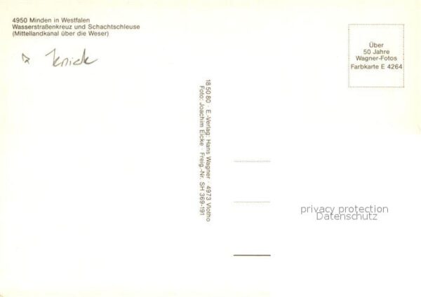 Minden Westfalen Wasserstrassenkreuz Schachtschleuse – Bild 2