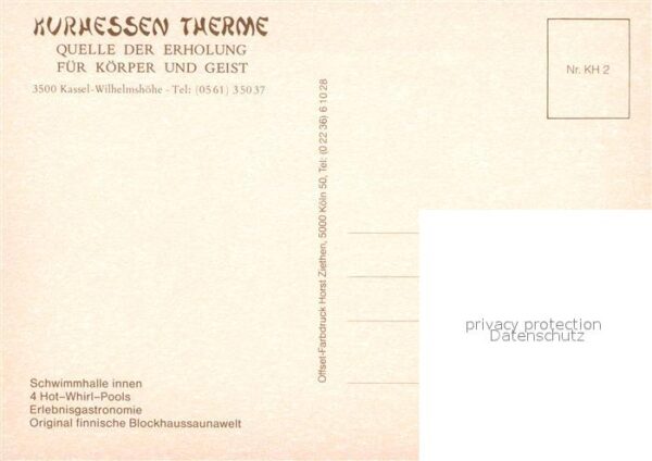 Wilhelmshoehe Kassel Kurhessen Therme – Bild 2