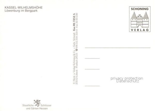 Wilhelmshoehe Kassel Löwenburg Bergpark Fliegeraufnahme – Bild 2
