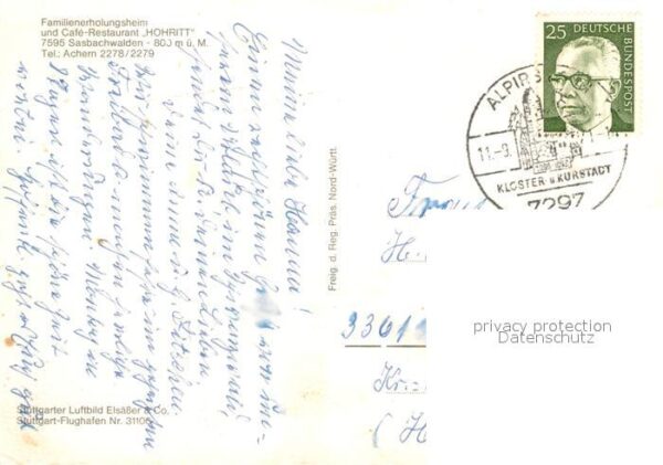 Sasbachwalden Fliegeraufnahme Familienerholungsheim C – Bild 2