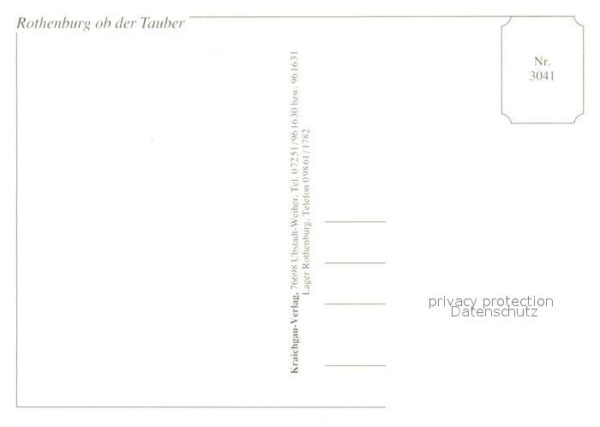 Rothenburg Tauber Ortsansichten – Bild 2
