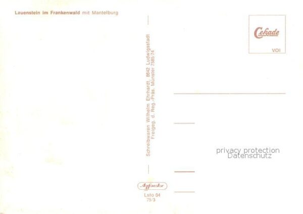 Lauenstein Oberfranken Mantelburg – Bild 2