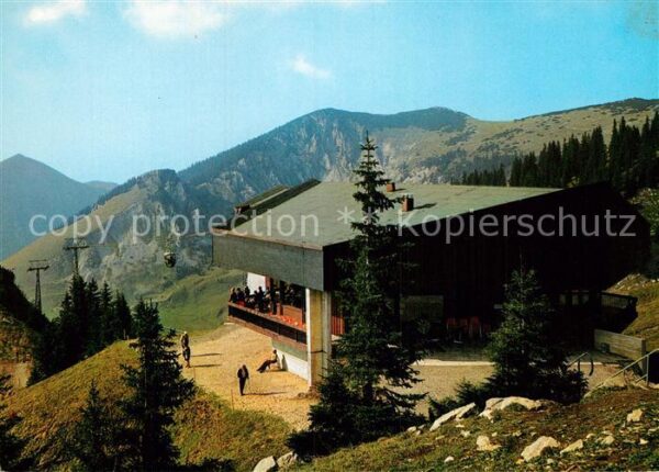 Spitzingsee Taubenstein-Bahn Bergstation Brecherspi