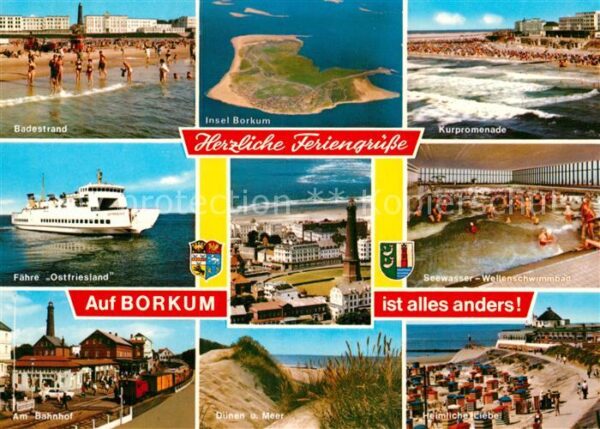 Borkum Fähre Ostfriesland Badestrand Heimliche