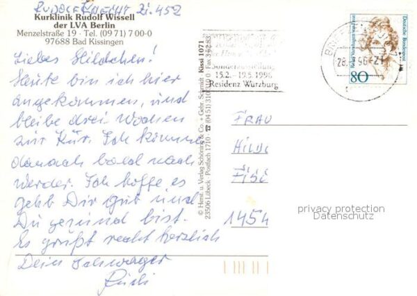Bad Kissingen Kurklinik Rudolf Wissell – Bild 2