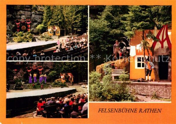 Rathen Saechsische Schweiz Felsenbühne