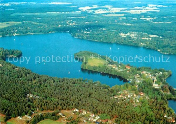 Bad Saarow Scharmützelsee Fliegeraufnahme