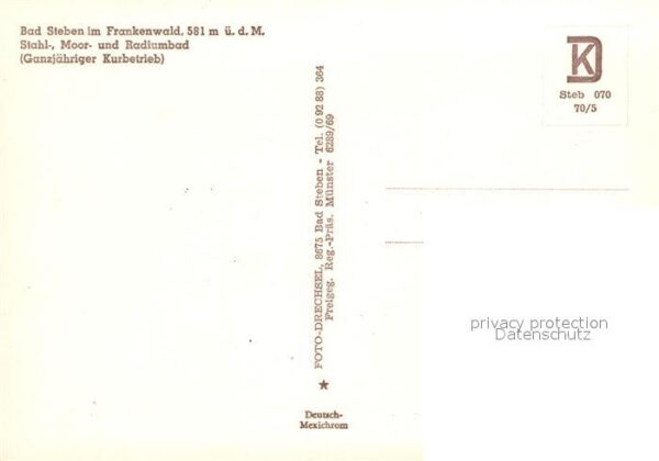 Bad Steben Stahl- Moor- und Radiumbad – Bild 2