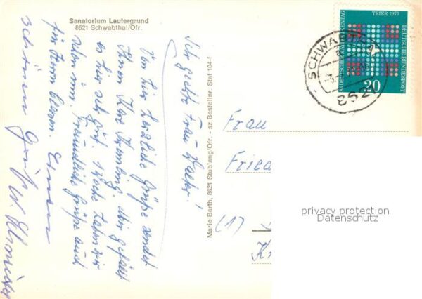 Schwabthal Sanatorium Lautergrund – Bild 2