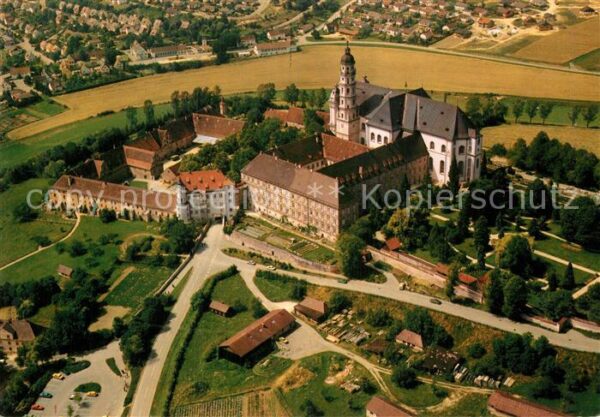 Neresheim Fliegeraufnahme Abtei