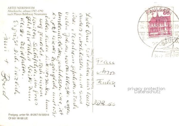 Neresheim Fliegeraufnahme Abtei – Bild 2