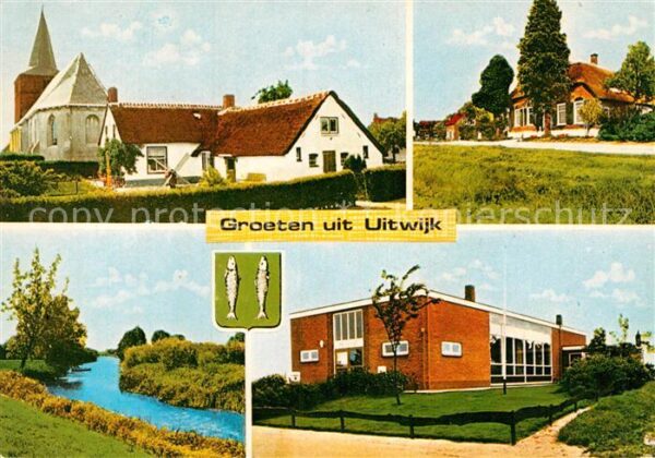 Uitwijk Kirche Fluss