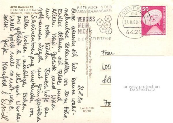 Dorsten Fliegeraufnahme Schloß Lembeck – Bild 2