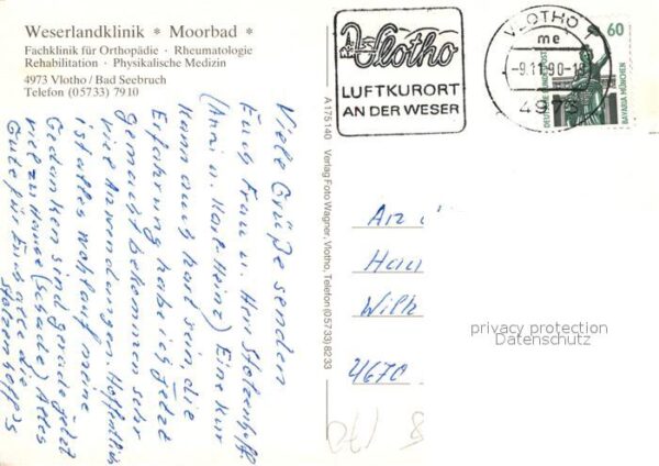 Vlotho Weserlandklinik Moorbad Schwimmbad – Bild 2