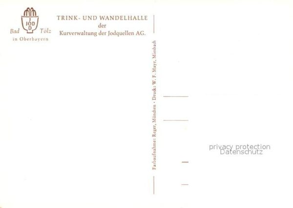 Bad Toelz Trink- und Wandelhalle – Bild 2