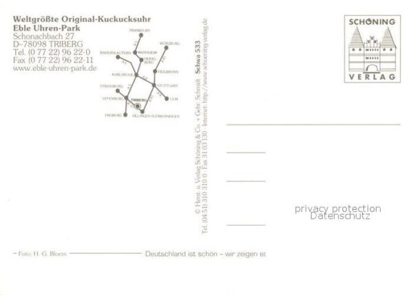 Triberg Schwarzwald Weltgrößte Original-Kuckucksuhr – Bild 2
