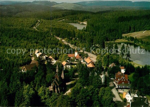 Hahnenklee-Bockswiese Harz Fliegeraufnahme