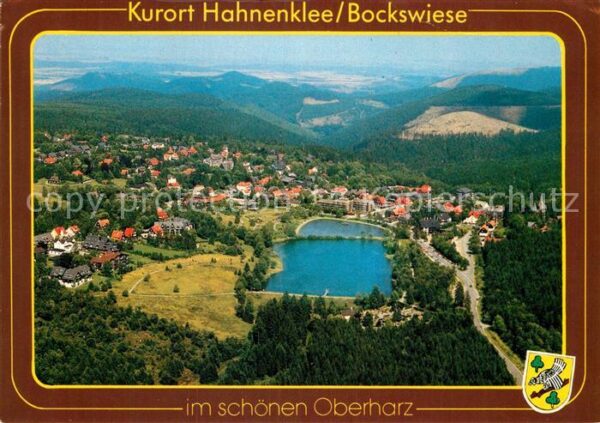 Hahnenklee-Bockswiese Harz Fliegeraufnahme