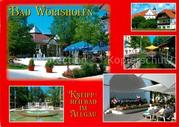 Bad Woerishofen Kneipp-Heilbad im Allgäu Brunnen Konzer