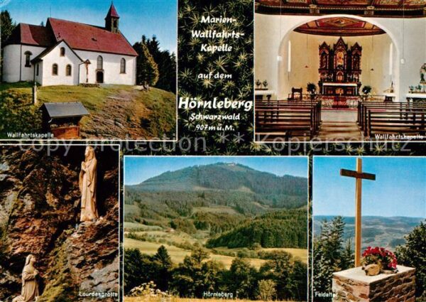Oberwinden Elztal Wallfahrtskapelle Lourdesgrotte Hörnlib