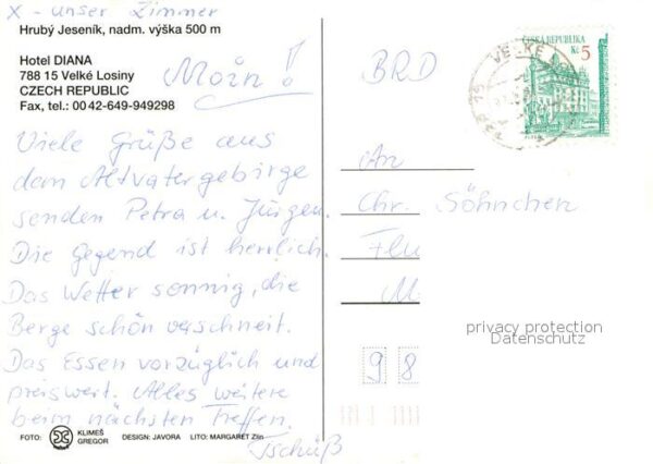 Velke Losiny Hotel Diana – Bild 2