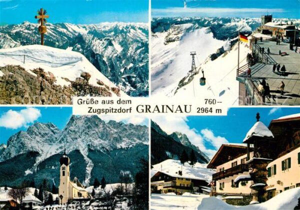 Grainau Zugspitzdorf Seilbahn Zugspitze Ostgipf
