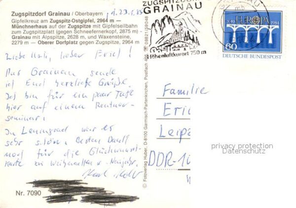Grainau Zugspitzdorf Seilbahn Zugspitze Ostgipf – Bild 2
