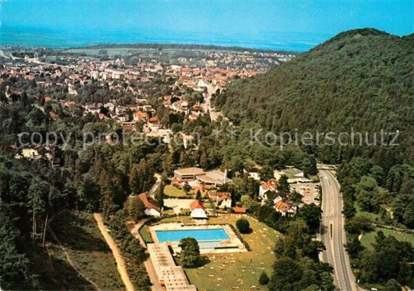 Bad Harzburg Fliegeraufnahme Freibad Juluisbad Kuran