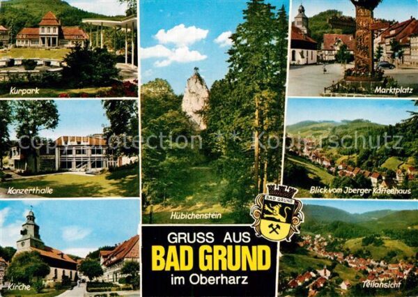Bad Grund Kurpark Konzerthalle Hübichenstein Mark