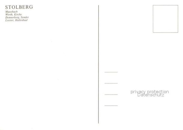 Stolberg Rheinland Mausbach Donnerberg Sender Liester Hall – Bild 2