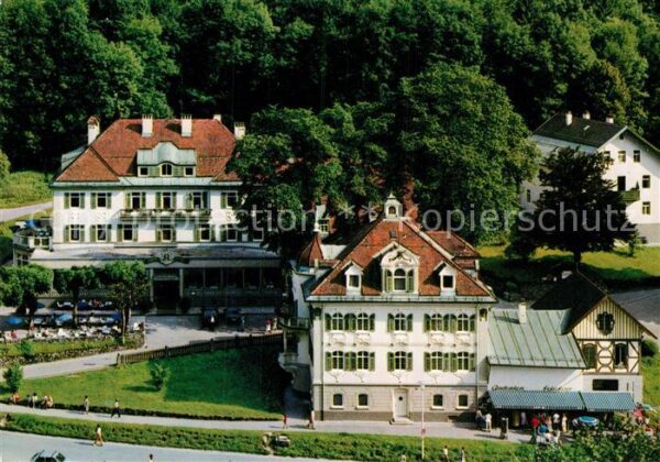 Hohenschwangau Fliegeraufnahme Schlosshotel Lisl Jäger