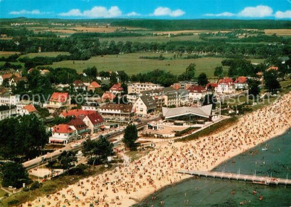 Scharbeutz Ostseebad Fliegeraufnahme mit Strand