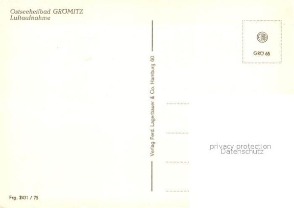 Groemitz Ostseebad Fliegeraufnahme mit Strand – Bild 2