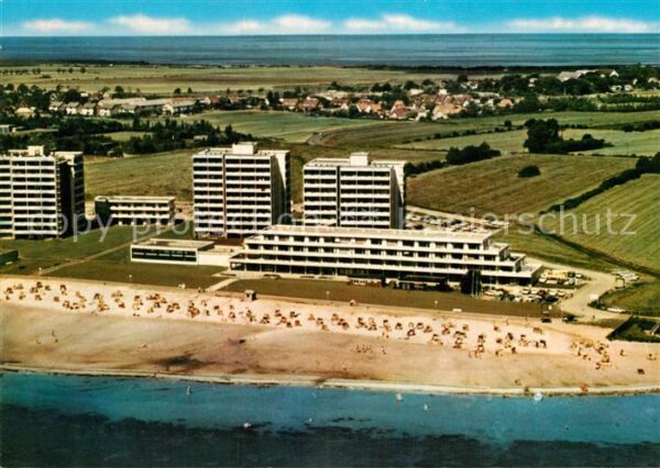 Grossenbrode Ostseebad Fliegeraufnahme mit Strand