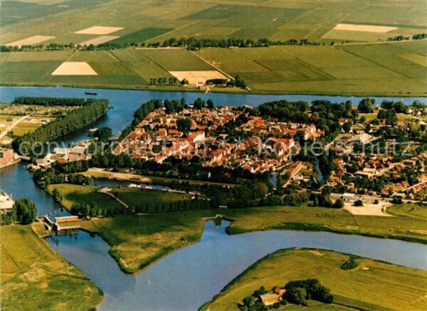 Friedrichstadt Eider Fliegeraufnahme Grachtenfahrten