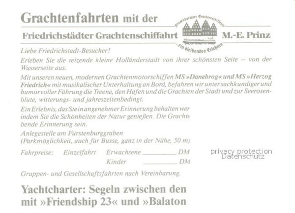 Friedrichstadt Eider Fliegeraufnahme Grachtenfahrten – Bild 2