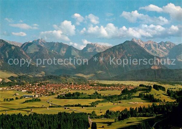 Oberstdorf Panorama Kurort Allgäuer Alpen