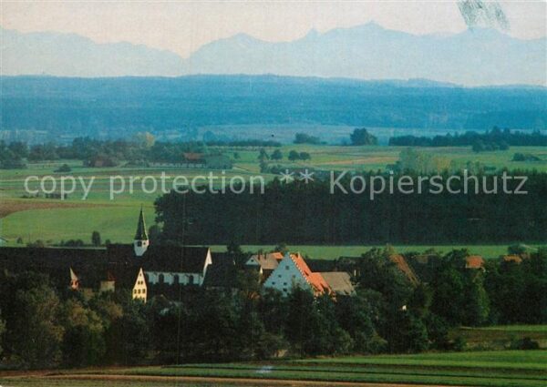 Heiligkreuztal Panorama Blick von den Höhen der Schwäb