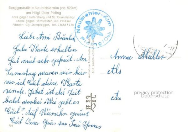 Hoegl Piding Berggaststätte Neubichleralm Haflinger – Bild 2