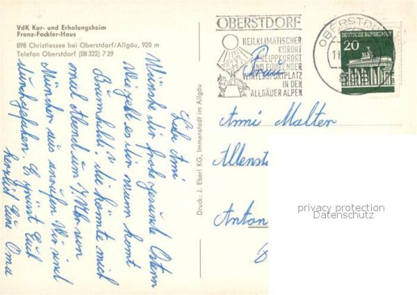 Christlessee VdK Kurheim Erholungsheim Franz Fackler – Bild 2