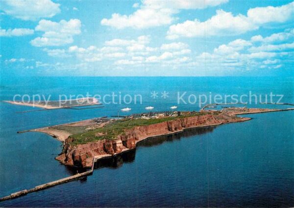 Helgoland Nordseeinsel Fliegeraufnahme