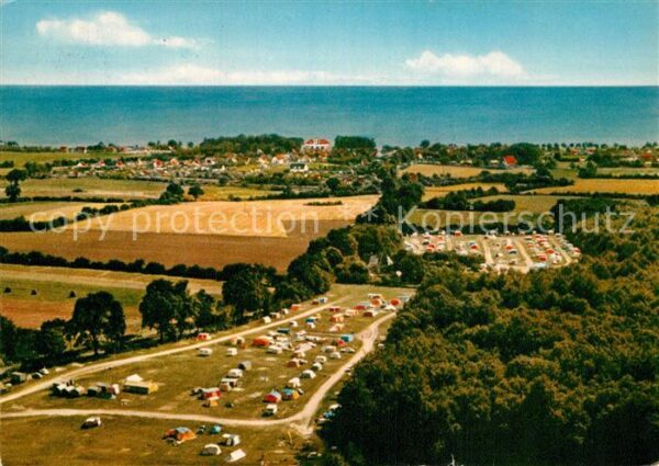 Haffkrug Ostseebad Campingplatz Meerblick Fliegeraufnahme