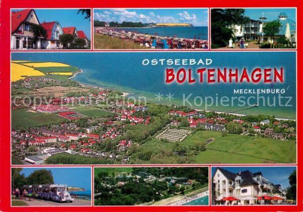 Boltenhagen Ostseebad Strand Promenade Touristenbahn Hotel Fl
