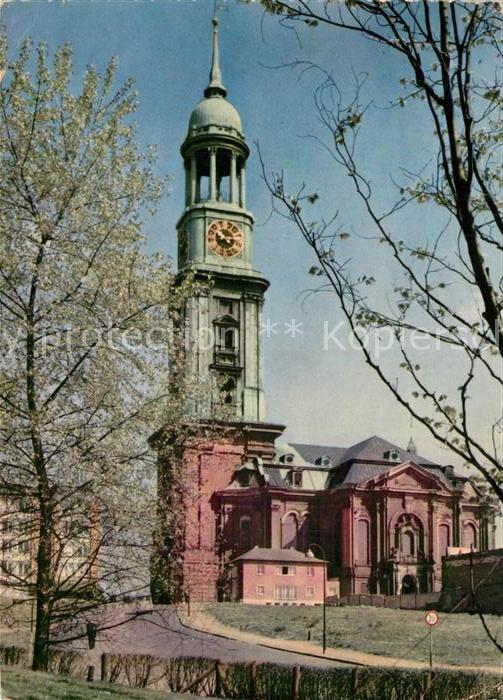 Hamburg St Michaeliskirche Der Michel Wahrzeich