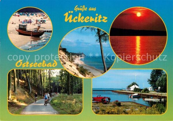 Ueckeritz Usedom Strand Fahrradtour Hafen Küste Abendsti