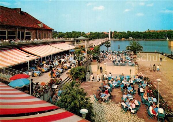 Hannover Maschsee Gaststätten Terrasse