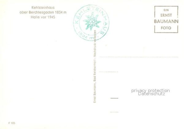 Berchtesgaden Kehlsteinhaus Halle vor 1945 – Bild 2